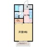 アベニューハタダⅢ 1Kの間取り