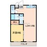 カサーナ庄内 1LDKの間取り