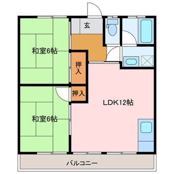 間取図 にしごハイツ