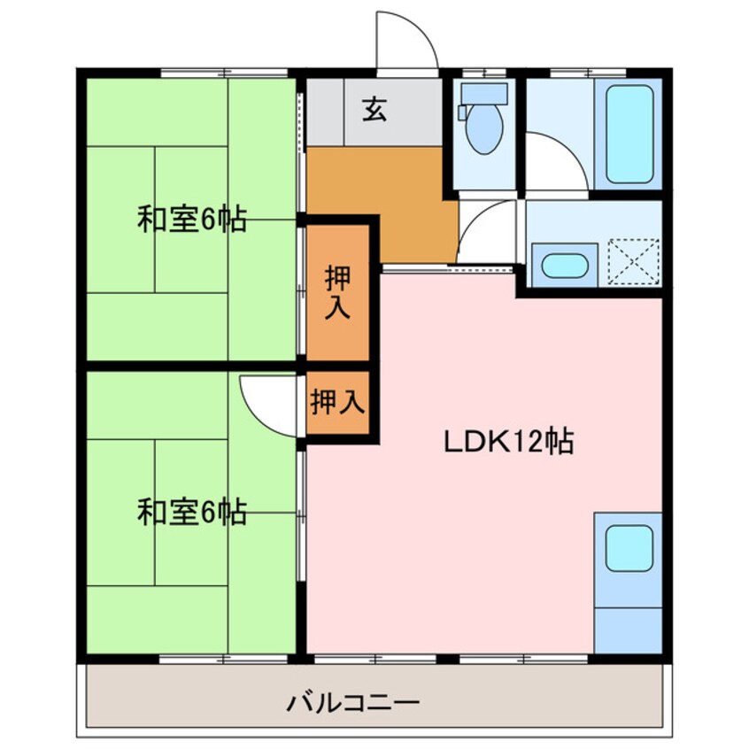 間取図 にしごハイツ