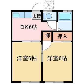 間取図 大西アパート