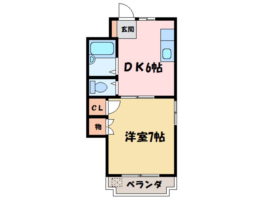 間取図 アーバンコート河内町