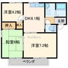 グランビア庄内 3DKの間取り