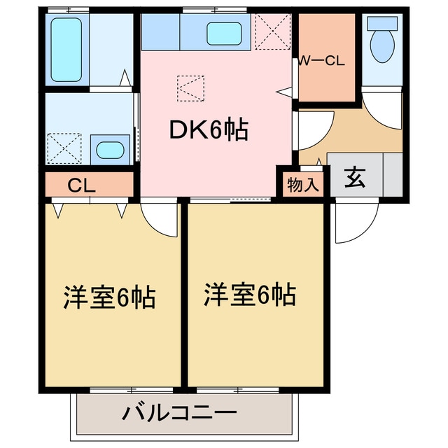 間取り図 アテナ中村