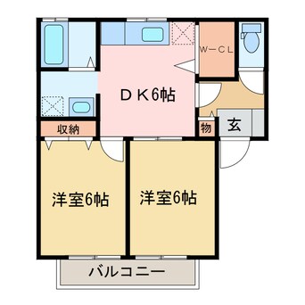 間取図 アテナ中村