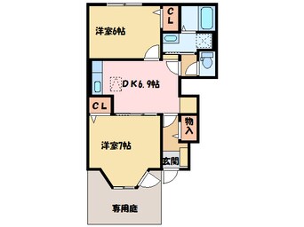 間取図 グランヴィア