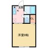 福田ハイツ 1Kの間取り