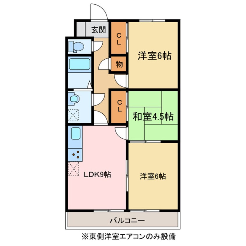 間取図 ファミール徳常