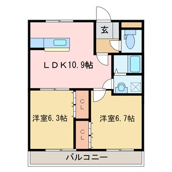 間取図 トーケン　プロニティ