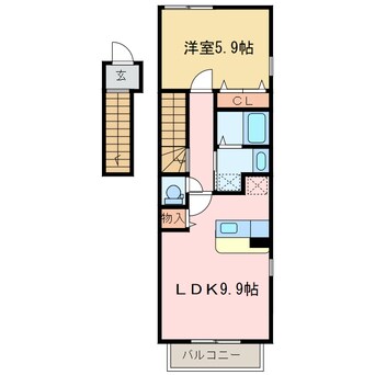 間取図 アクア・サイド・ヴィオラ