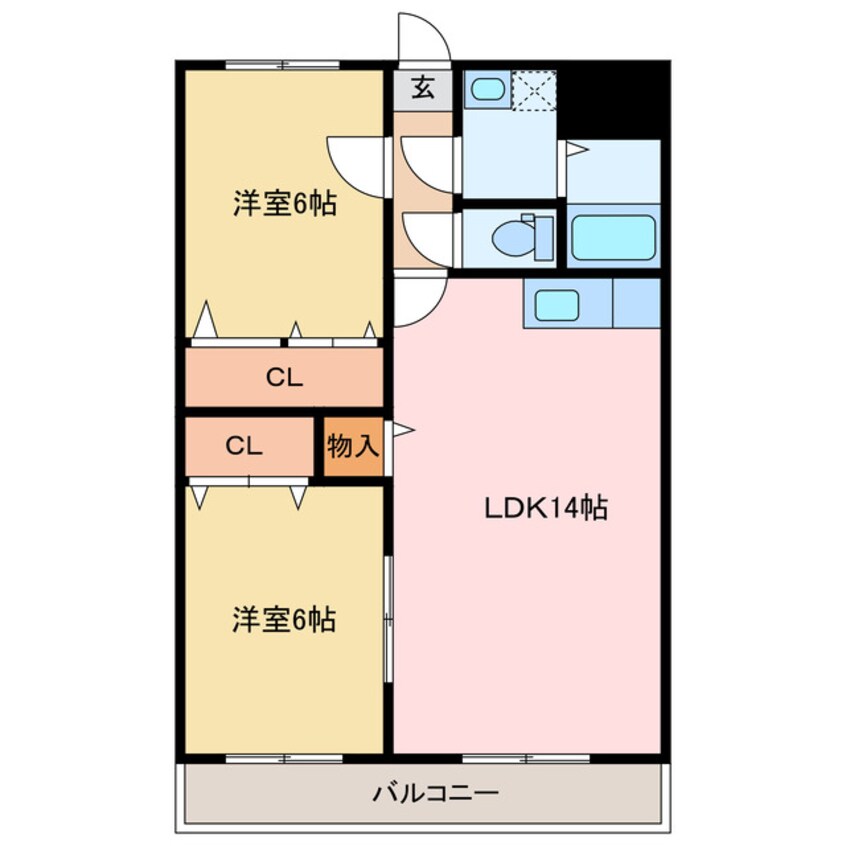 間取図 アロム藤