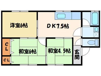 間取図 大角アパート