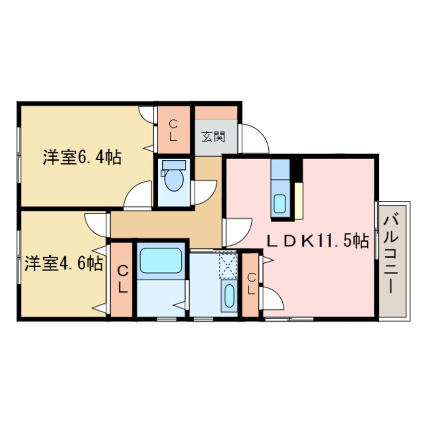 間取図 シャーメゾンあじさい