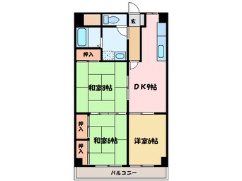 間取図 アサヒパレス宇高