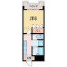 Safari　新居浜 1Kの間取り