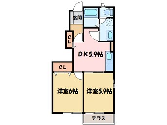 間取図 コンフォートＢ