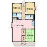 アサヒパレス庄内 3LDKの間取り