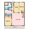 ベルレジョン 3LDKの間取り
