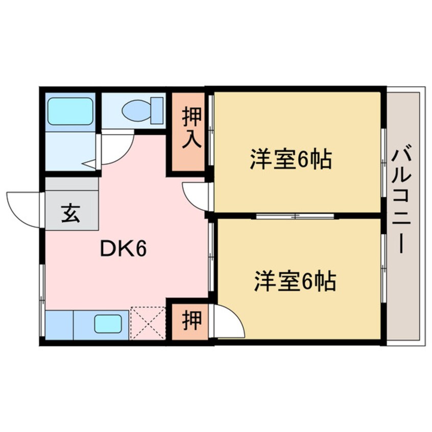 間取図 グリーンヒル