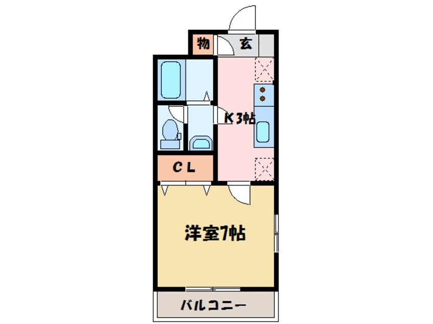 間取図 クレセントハイム