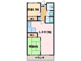 間取図 コーナン徳常ビル