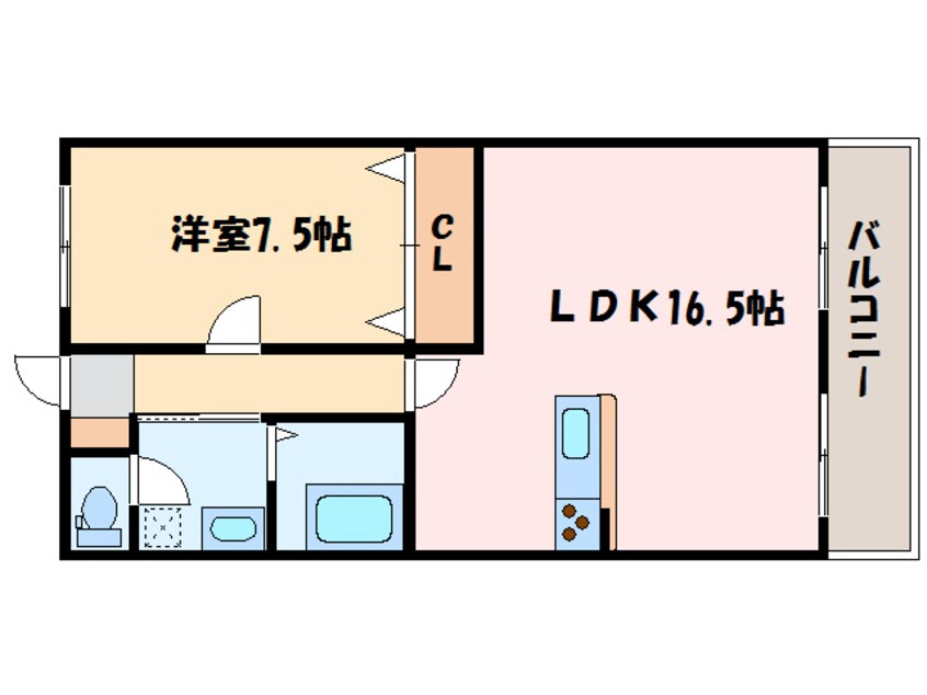 間取図 コーナン徳常ビル