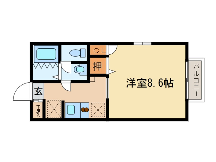 間取図 シャーメゾン坂井町