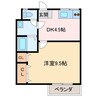 ロイヤルハイツ新田 1DKの間取り