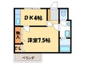 ロイヤルハイツ新田の間取図