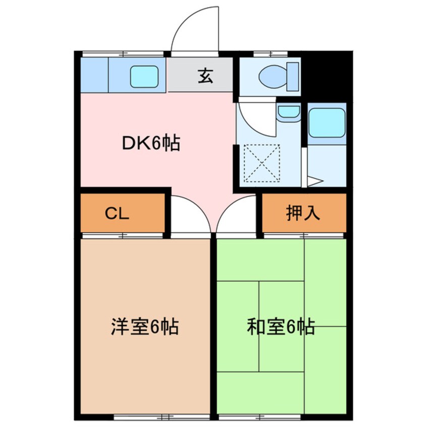 間取図 山内アパートⅠ