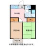 山内アパートⅠ 2DKの間取り