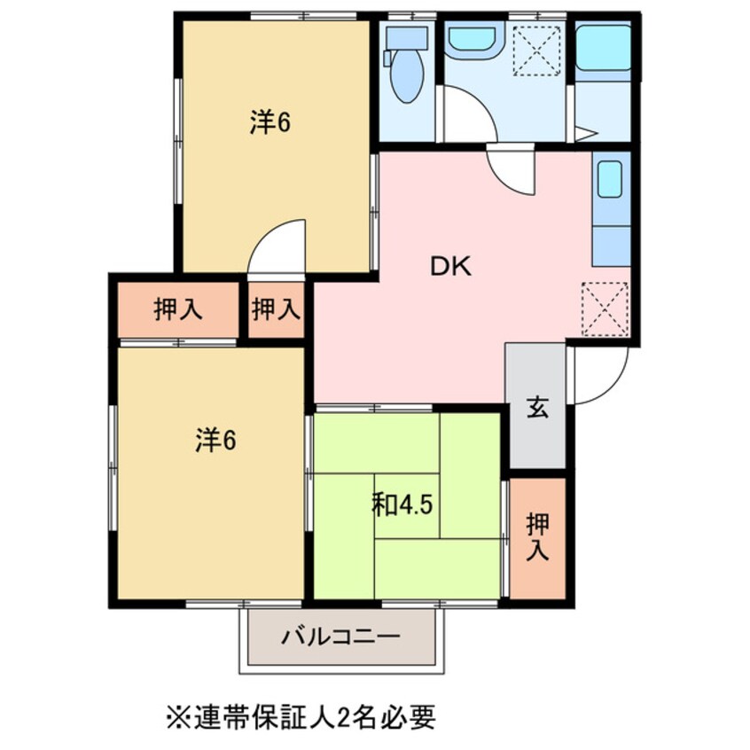 間取図 出口コーポ