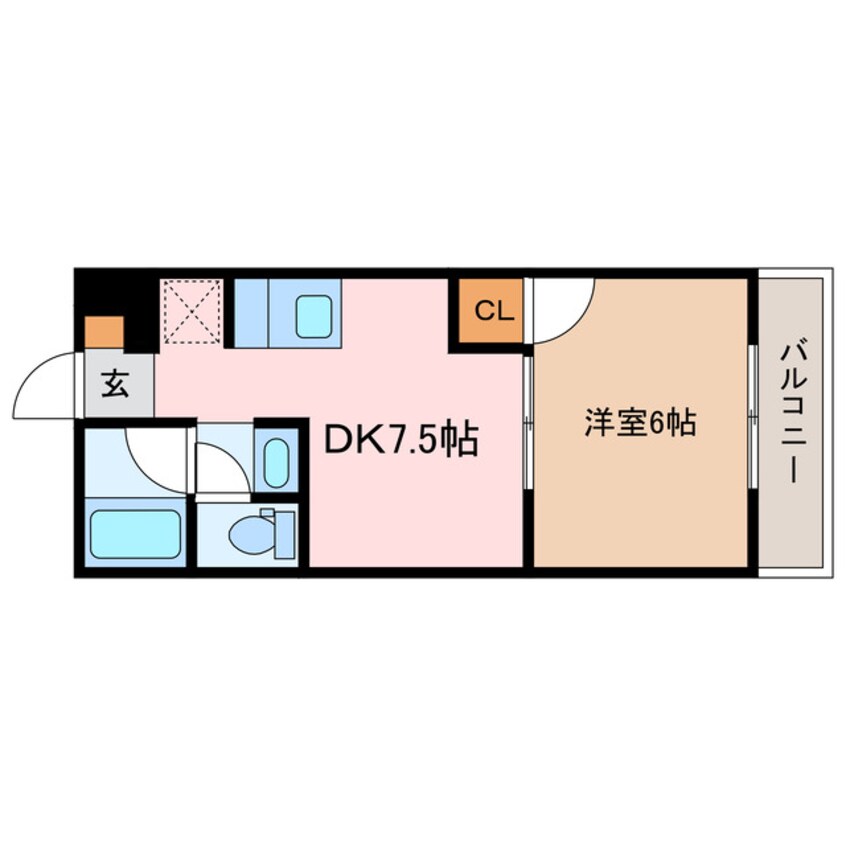 間取図 サントール白萩