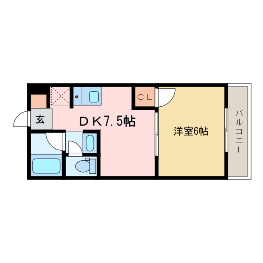 間取図 サントール白萩