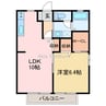 ツインパレス庄内 1LDKの間取り