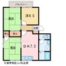 巴ハイツ 3DKの間取り