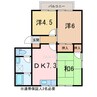 巴ハイツ 3DKの間取り