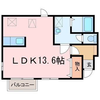 間取図 アルカンシェル庄内Ⅰ