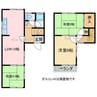 新須賀町2丁目4-6貸家 3LDKの間取り