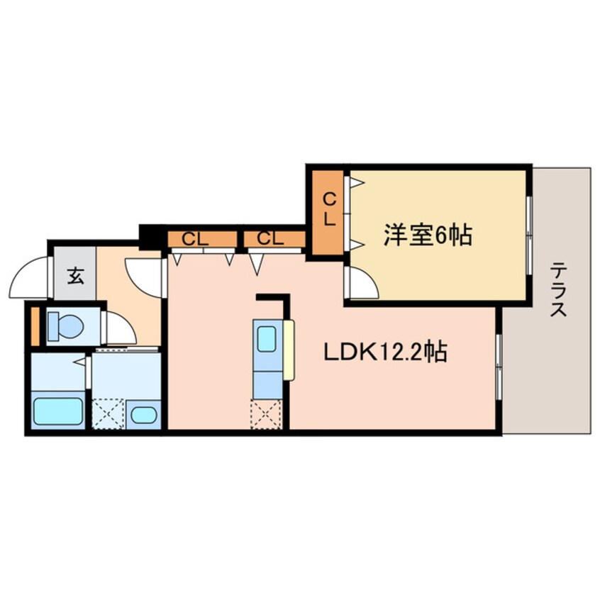 間取図 サンリット桜木