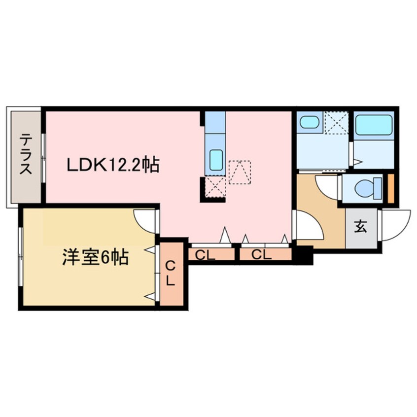 間取図 サンリット桜木