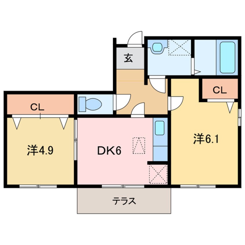 間取図 サングリーンハイツ