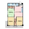 第七越智マンション 3LDKの間取り