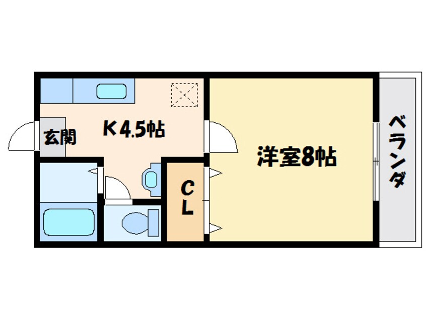 間取図 エンジェルコート21