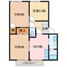 シーサイドヴィラ浮島 3DKの間取り