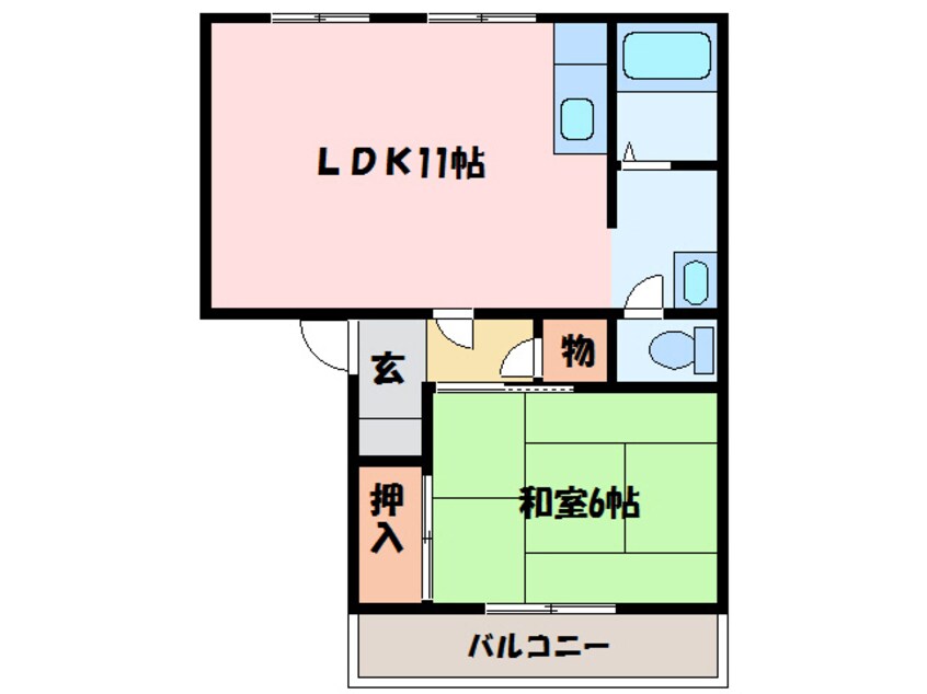 間取図 メゾントレビⅠ