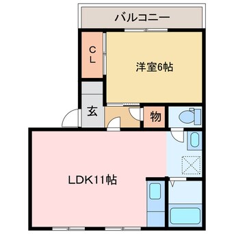 間取図 メゾントレビⅠ