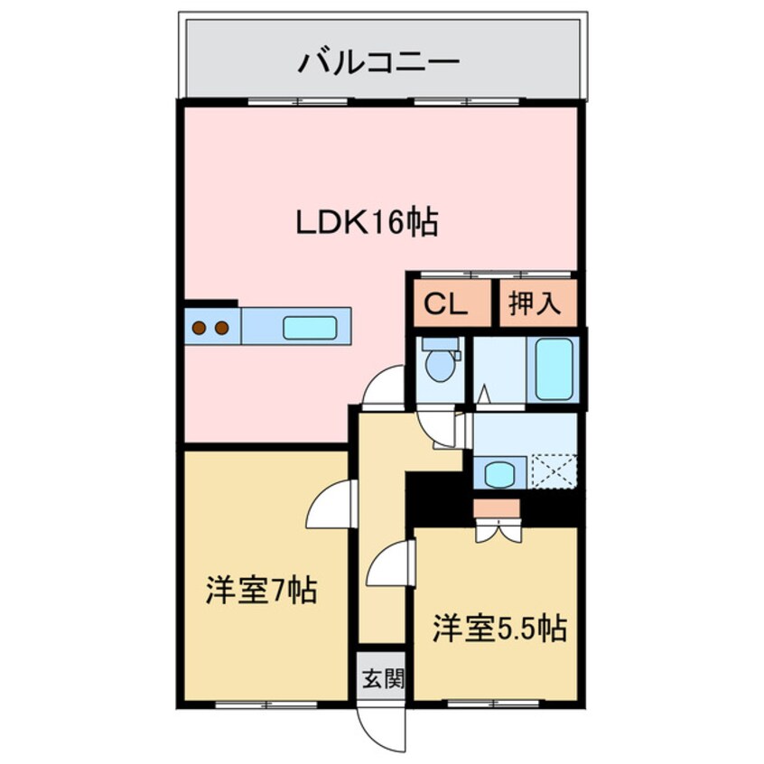 間取図 アーバンコート北新町