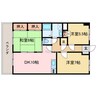 アーバンコート北新町 3LDKの間取り