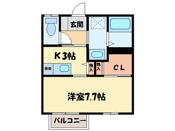 間取図 シャーメゾンⅠ・Ｔ